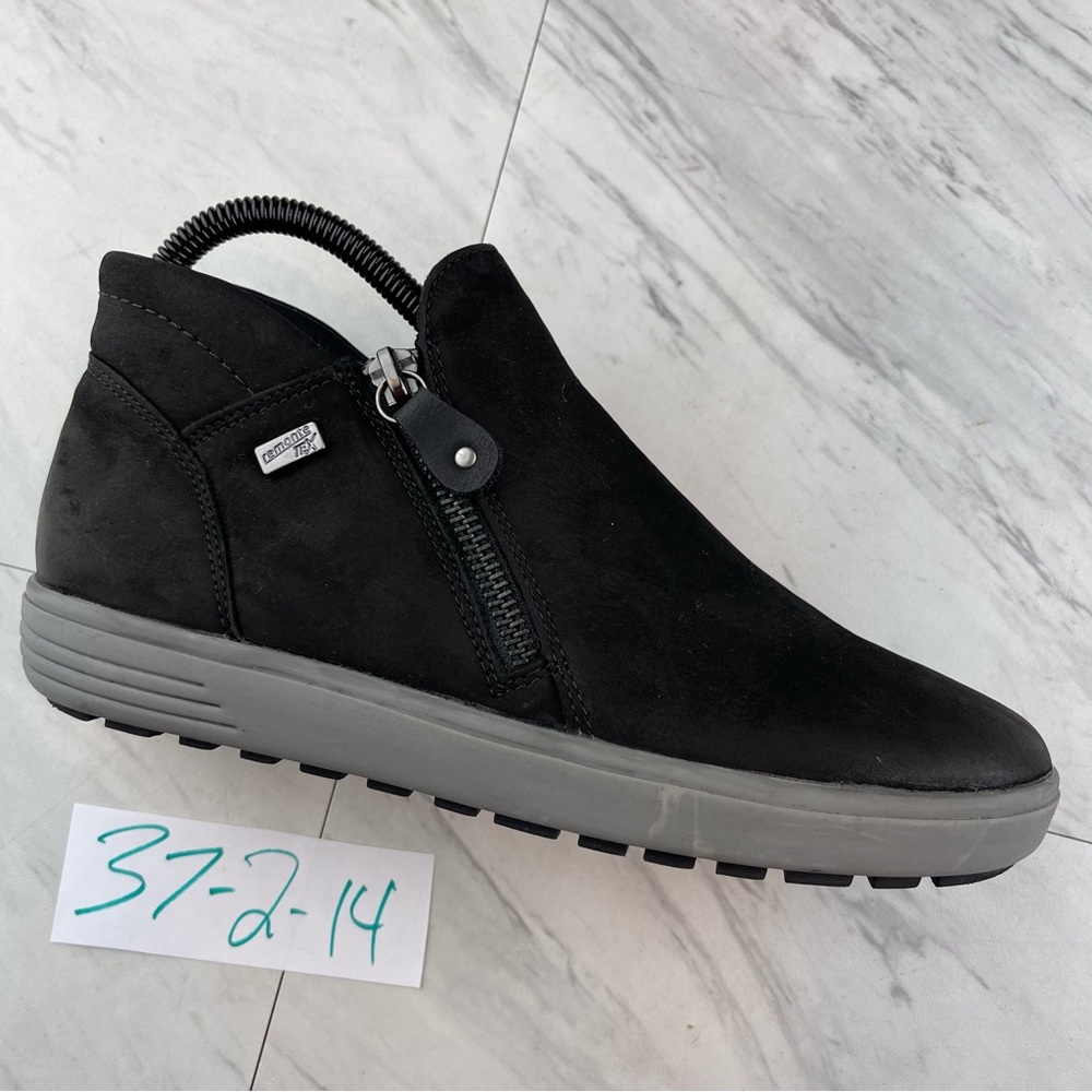•remonte tex soft foam double zip mid top waterproof shoes size 37 / 6-6.5